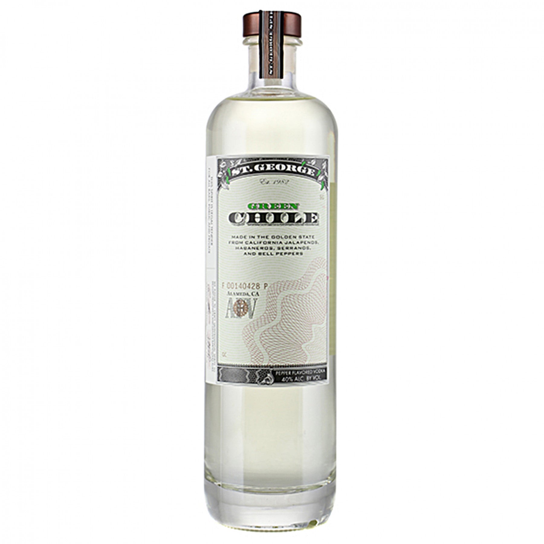 St. George Green Chile Vodka